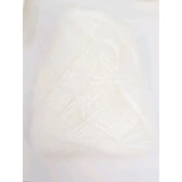 Hamanaka Knitting Mohair Yarn Thread Color #1 Lot E White Lot of 10 U327 - Picture 4 of 9